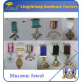 Custom Medal Ribbon Masonic Jewel No MOQ